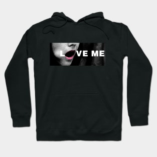 Love Me. Bad Girls. Pink Lips. Punk girl. Open mouth. Love. Punk girls. Hoodie